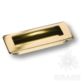 Brass Ручка врезная 3702-100 глянцевое золото