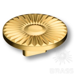 Brass Ручка кнопка 4193 016MP11 глянцевое золото 16 мм