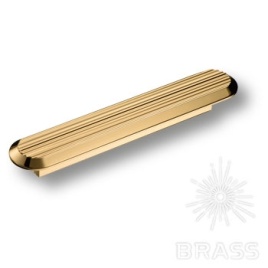 Brass Ручка скоба 9020 0128 GL глянцевое золото 128 мм