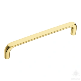 Brass Ручка скоба 395-160-Gold глянцевое золото 160 мм
