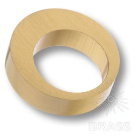Brass Ручка кольцо 6530 0040 BB матовое золото 16 мм