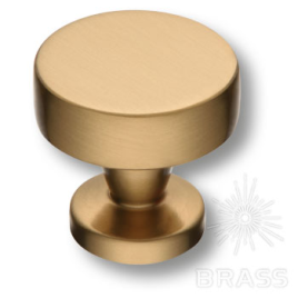 Brass Ручка кнопка 30-Champagne Gold матовая латунь