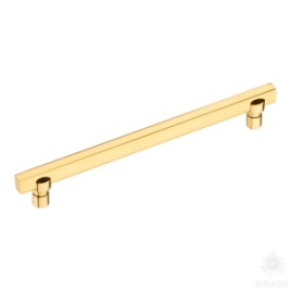 Brass Ручка скоба 2557-003-160 латунь глянцевое золото 160 мм
