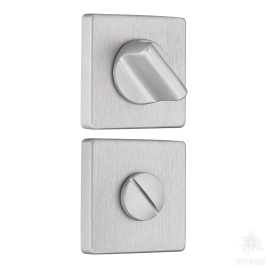 Brass Накладка с поворотной кнопкой RO11W6 ELX10 ROSET брашированный алюминий