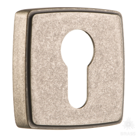 Brass Накладка с цилиндрическим отверстием для ключа RO13Y OSM ROSET старое серебро