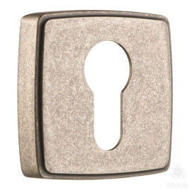 Brass Накладка с цилиндрическим отверстием для ключа RO13Y OSM ROSET старое серебро