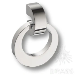 Brass Ручка кольцо 7260 0040 CR-CR глянцевый хром 16 мм