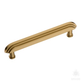 Brass Ручка скоба 25240-011-128 латунь сатинированная латунь 128 мм
