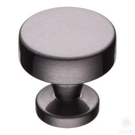 Brass Ручка кнопка 30-Black Chrome темный графит