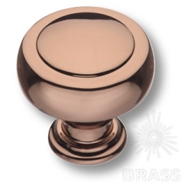 Brass Ручка кнопка 1915 0032 RS розовый