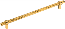 Brass Ручка рейлинг 25235-003-T13-256 глянцевое золото 256 мм