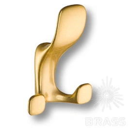 Brass Крючок мебельный трёхрожковый 2010 0080 GLM матовое золото