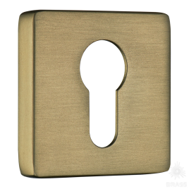 Brass Накладка с цилиндрическим отверстием для ключа RO11Y GB ROSET матовая латунь