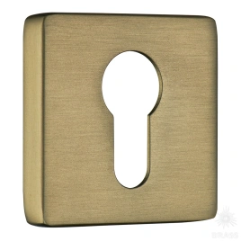 Brass Накладка с цилиндрическим отверстием для ключа RO11Y GB ROSET матовая латунь