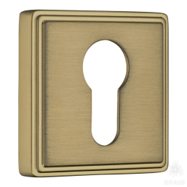 Brass Накладка с цилиндрическим отверстием для ключа RO17Y GB ROSET матовая латунь