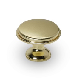 Ручка кнопка 169 брашированное золото