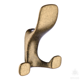 Brass Крючок мебельный трёхрожковый 2010 0080 AVM античная бронза