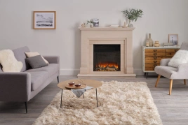 Фронтальный электрокамин с обогревом BRITISH FIRES New Forest 650SQ with Signature logs