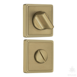 Brass Накладка с поворотной кнопкой RO17W6 GB ROSET матовая латунь