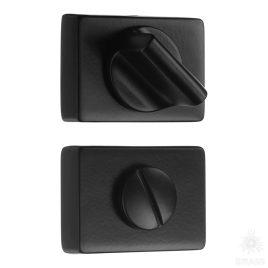 Brass Накладка с поворотной кнопкой RO15W6 AL6 ROSET черный