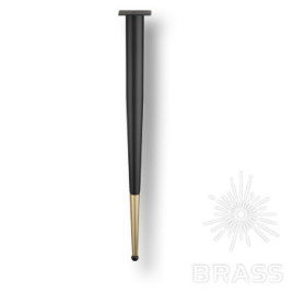 Brass Опора мебельная KMA-0124-0710-B13-C25 Black/Matt Gold черный/матовое золото 710 мм