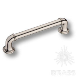 Brass Ручка скоба 4680 0128 PN-PN глянцевый никель 128 мм