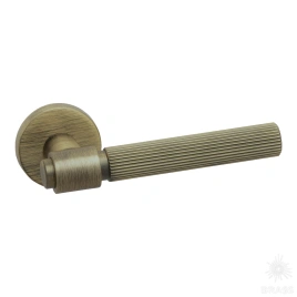 Brass Ручка дверная HA213RO12 ABM AXES-L состаренная латунь