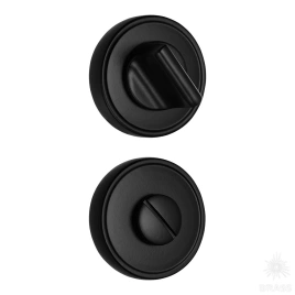 Brass Накладка с поворотной кнопкой RO14W6 AL6 ROSET чёрный