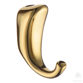 Brass Крючок мебельный однорожковый 2085 0024 GL глянцевое золото