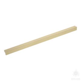 Brass Ручка накладная 1739 0480 ELX5 брашированная латунь 480 мм