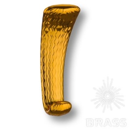 Brass Крючок мебельный двухрожковый 743MP11 глянцевое золото