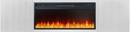 Каминокомплект Портал-тумба Sanremo (Разборный) - Бьянко белый с очагом Vision 42 LED