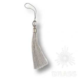 Brass Кисточки для мебельных ручек TASSEL-10-SILVER серебро/глянцевый хром