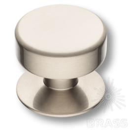 Brass Ручка кнопка 4238 002MP08 сатинированный никель