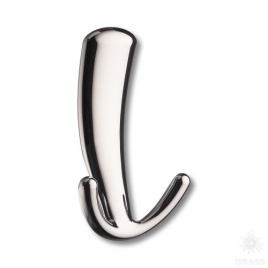 Brass Крючок мебельный трёхрожковый 720MP02 глянцевый хром