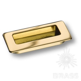 Brass Ручка врезная 3703-100 глянцевое золото