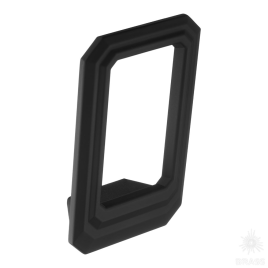 Brass Крючок мебельный однорожковый 7101 020MP24 чёрный