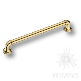 Brass Ручка скоба 4680 0192 GL-GL глянцевое золото 192 мм