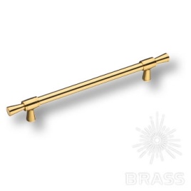 Brass Ручка рейлинг 4690 0192 GL-GL глянцевое золото 192 мм