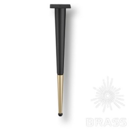 Brass опора мебельная KMA-0124-0510-B13-C25 Black/Matt Gold черный/матовое золото золото 510 мм