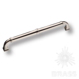 Brass Ручка скоба 4224 0192 PN глянцевый никель 192 мм