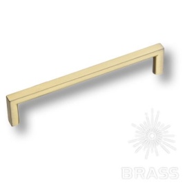 Brass Ручка скоба 6765-020 матовая латунь 128 мм