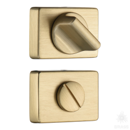 Brass Накладка с поворотной кнопкой RO15W6 BB ROSET матовое золото