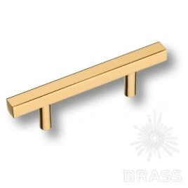 Brass Ручка скоба 8807 0064 GL глянцевое золото 64 мм