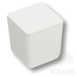 Brass Ручка кнопка 8151-292 белый