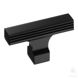Brass Ручка кнопка 63-Matt Black чёрный