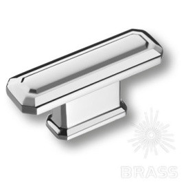 Brass Ручка кнопка 4101 016MP02 глянцевый хром 16 мм