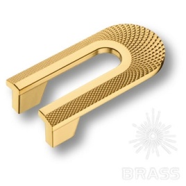 Brass Ручка кнопка 4200 032MP11 глянцевое золото 32 мм