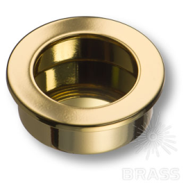 Brass Ручка врезная 3511-100 глянцевое золото