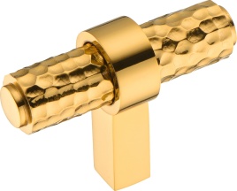 Brass Ручка кнопка 07235-003-T13-50 глянцевое золото